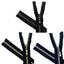 70cm divisible laminated spiral zipper with 6mm chain