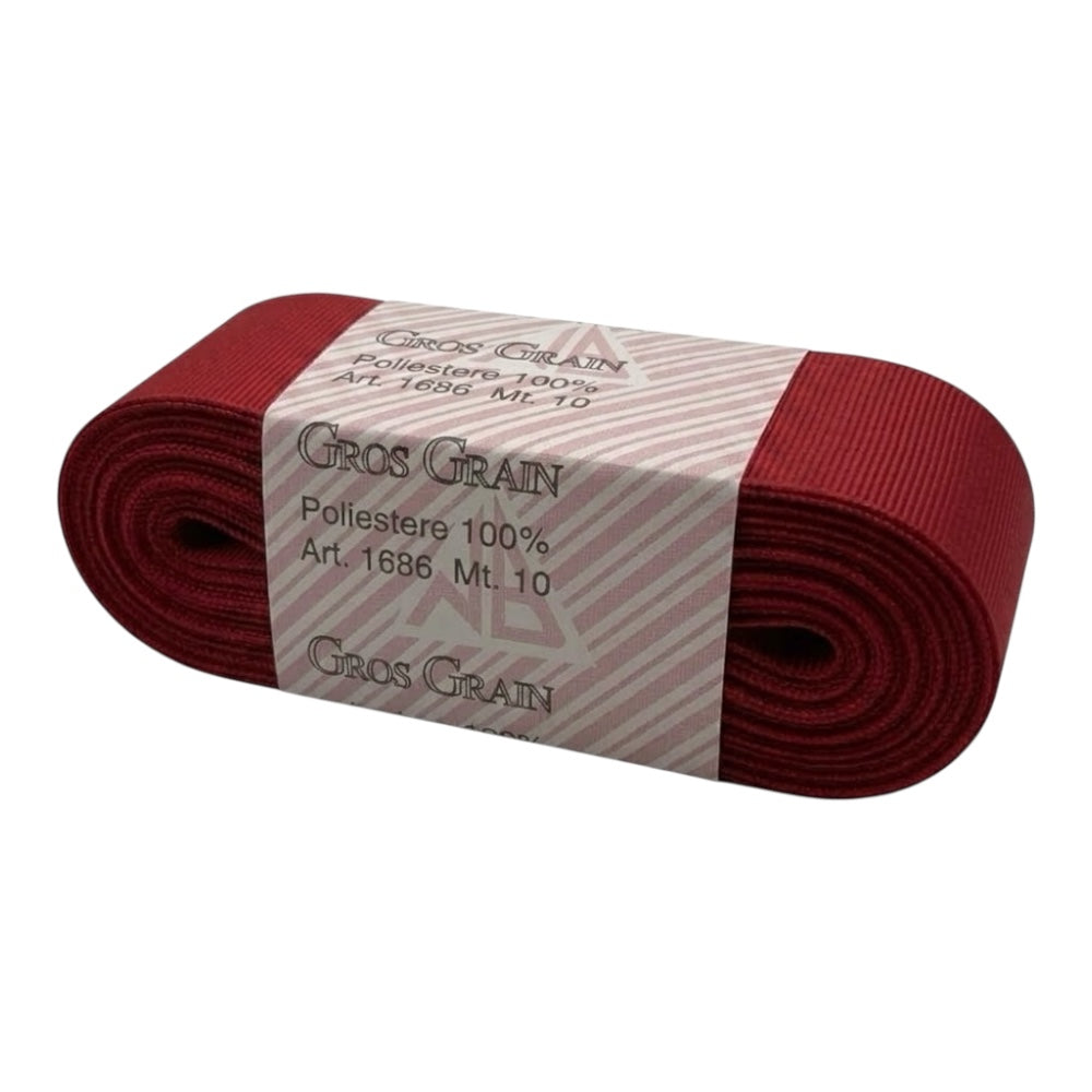 Gros grain n 9 h cm 4 100% polyester article 1686/9 10 meters