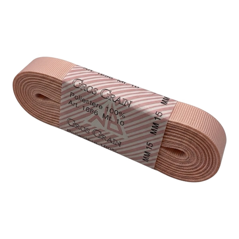Gros grain n 3 h cm 1.5 100% polyester article 1686/3 10 meters
