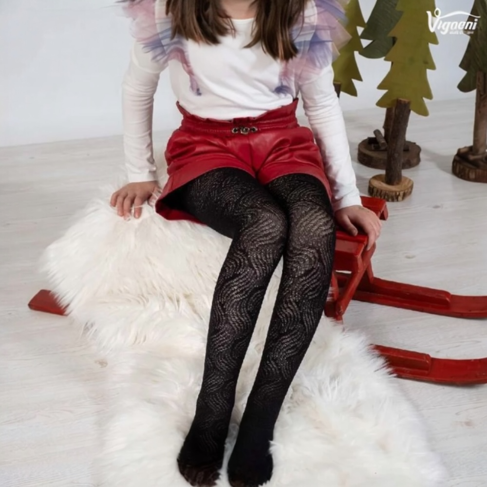 Collant bimba micro fantasy  in microfibra Articolo Amalfi Vignoni paia 3