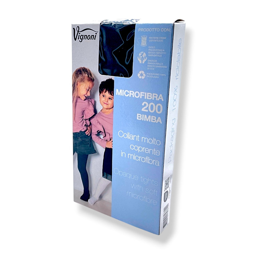 Vignoni 200 den microfiber tights for girls