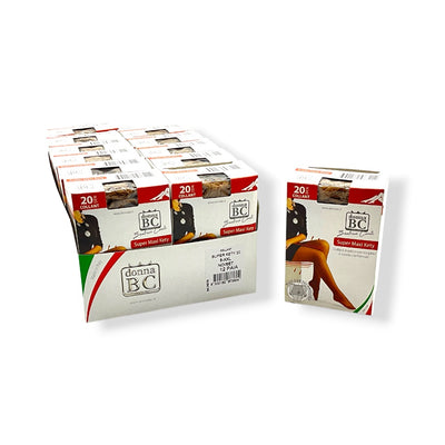 Collant donna XXL articolo Super Maxy Kety 20 Bc paia 12