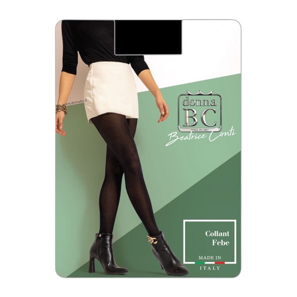 Bc art Febe women's patterned microfiber tights, 3 pairs