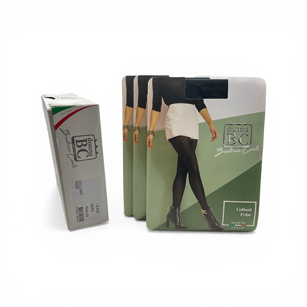 Bc art Febe women's patterned microfiber tights, 3 pairs