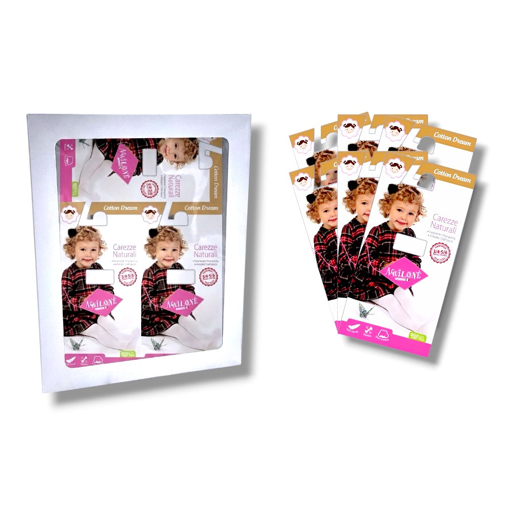 Cotton Dream Baby Tights, 6 Pairs