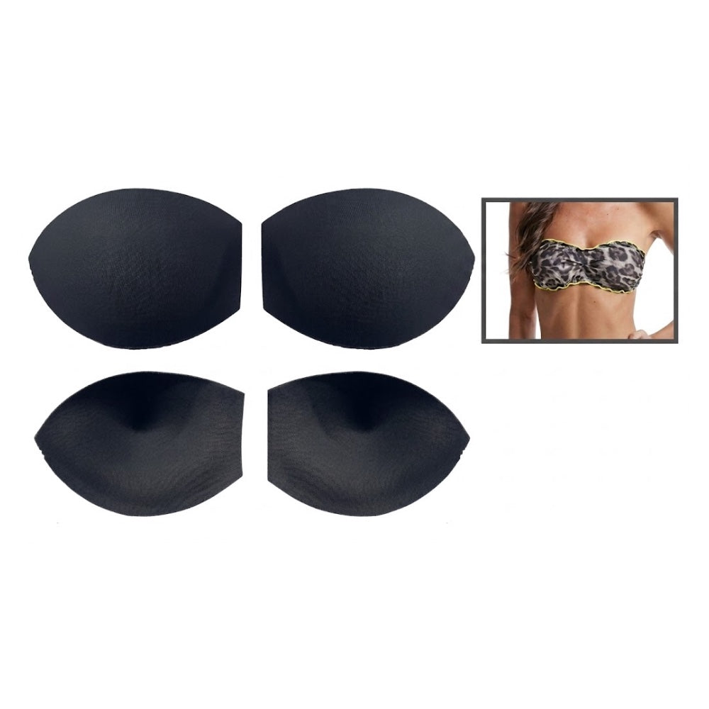Anatomical padded push-up bandeau cup item 906