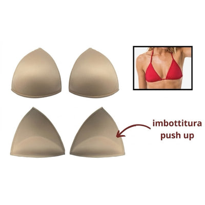 Coppa triangolo anatomica imbottita articolo C001