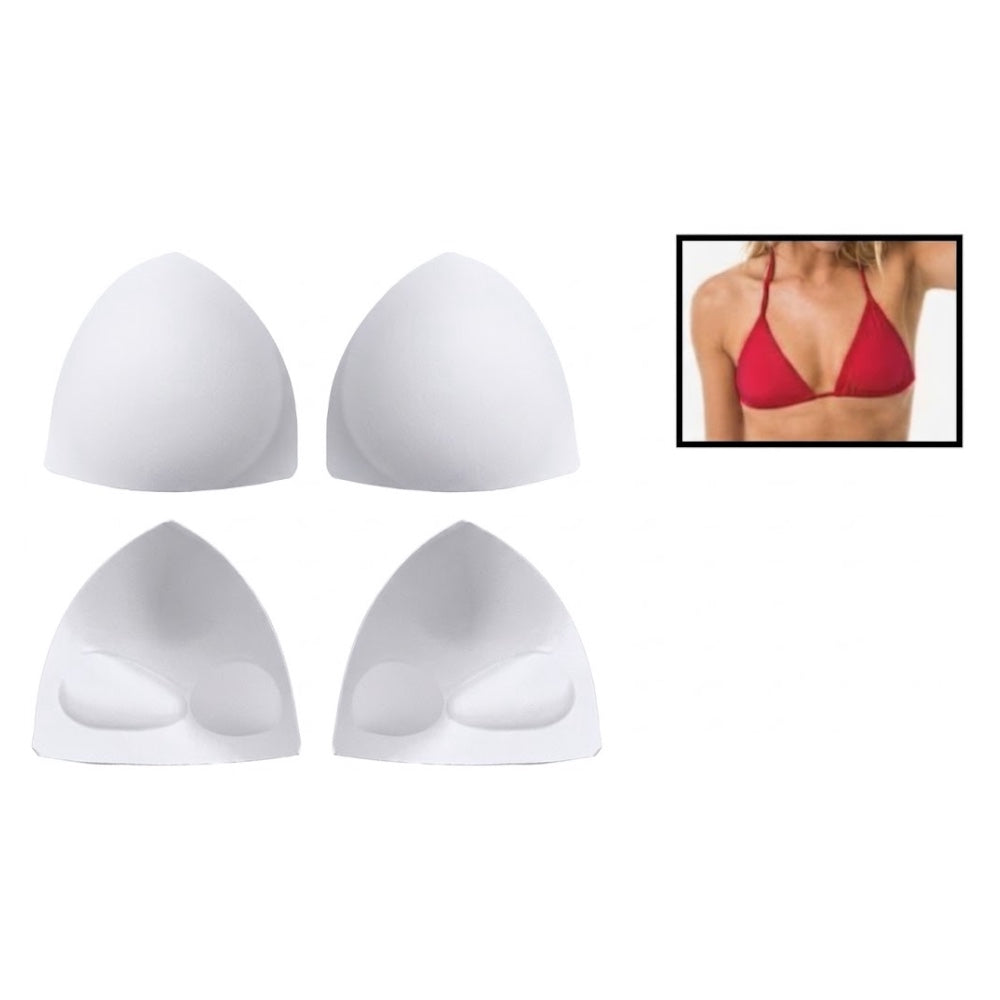 Anatomical padded push-up triangle cup, item 800T