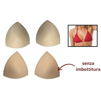 Coppa triangolo anatomica senza imbottitura articolo C005