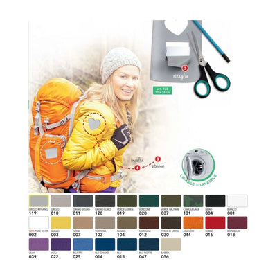 Self-adhesive tear cover item 123