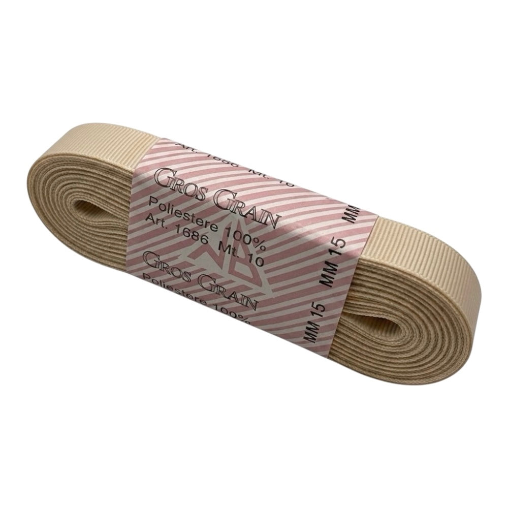 Gros grain n 3 h cm 1.5 100% polyester article 1686/3 10 meters