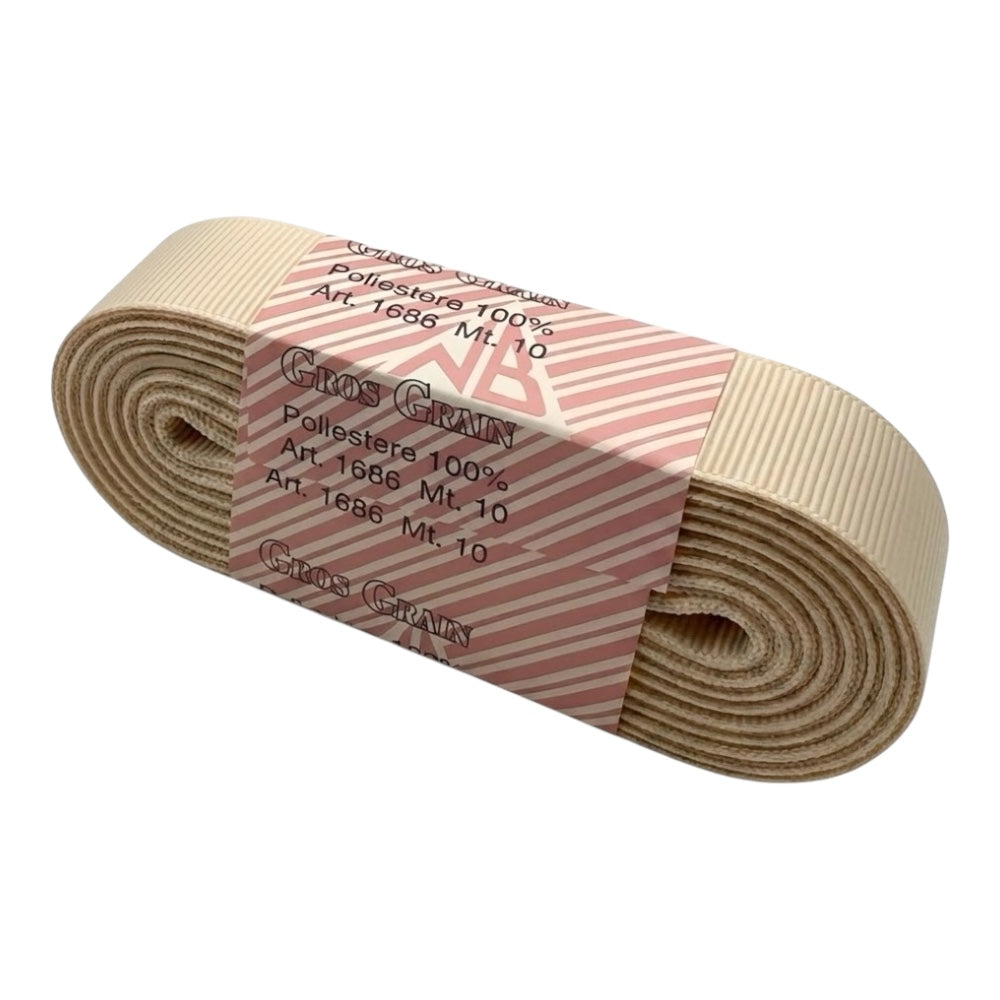 Gros grain n 7 h cm 3 100% polyester article 1686/7 10 meters