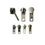 Cursore per zip catena 5 mm metallo