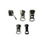 8mm plastic chain zip slider with low tooth carriage