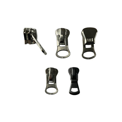 8mm plastic chain zip slider with low tooth carriage