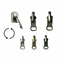 Reversible zip slider (double face) 5 mm metal chain