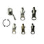 Reversible chain zip slider (double face) plastic 6 mm carriage