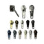 Cursore per zip catena 6 mm spirale