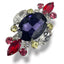 Application with glass stones item MC086B