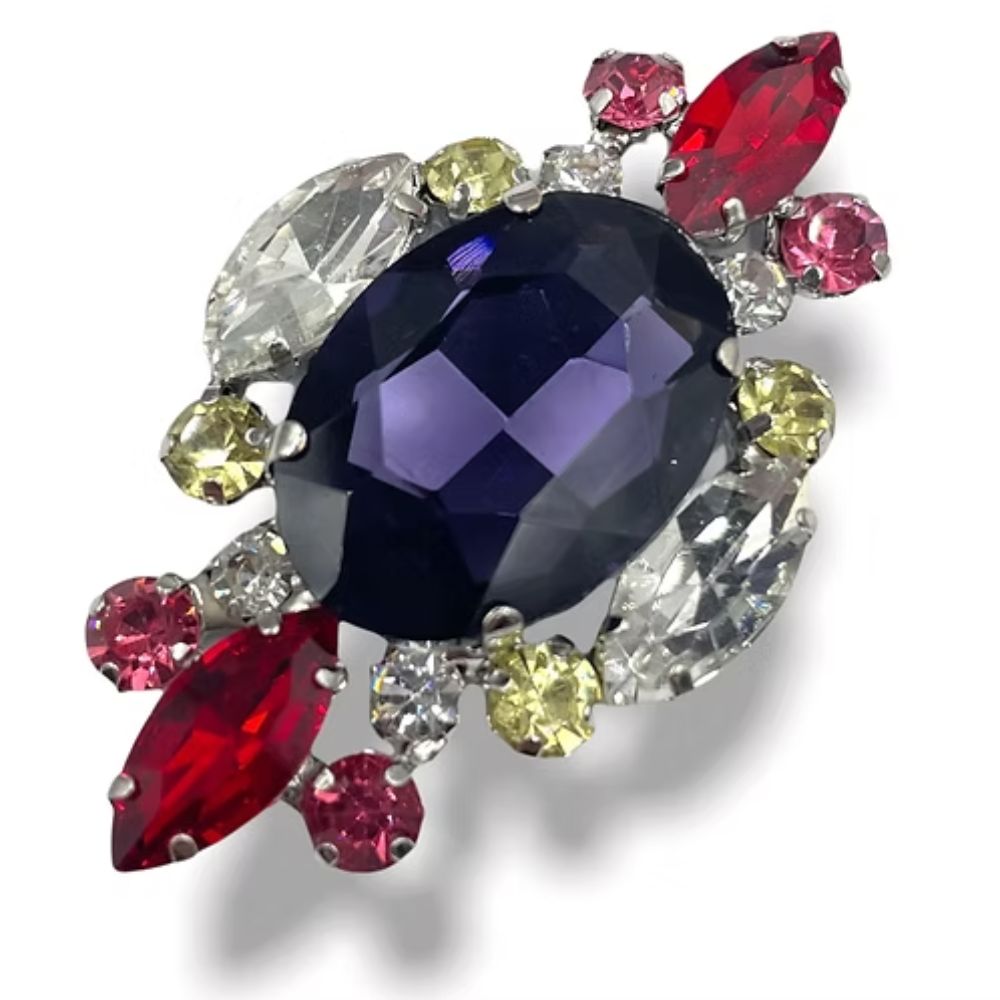 Application with glass stones item MC086B