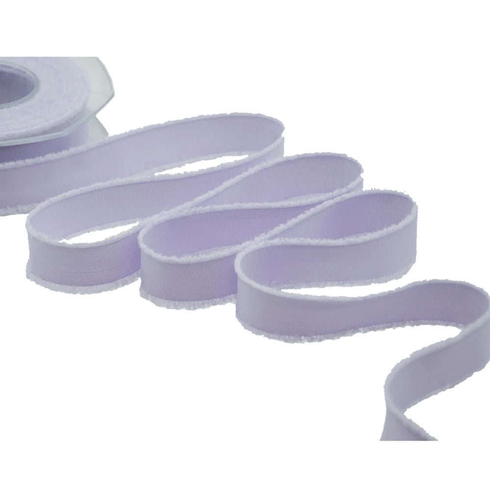 Fringed cotton effect ribbon H mm 23 item F182/22 15 meters