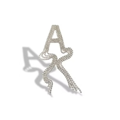 Iron-on application of the letter "A" item FM9356