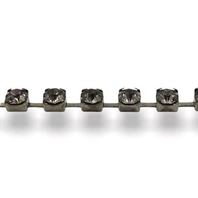 Rhinestone chain wire (wide mesh) ss30 (Ø 6.5 mm) jewel item FM3079