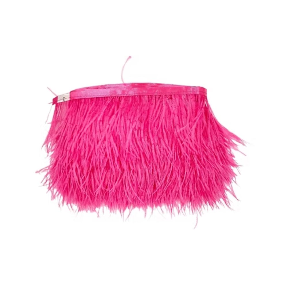 Ostrich fringe H cm 10 item Fm35140