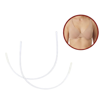 Ferretti di metallo asimmetrici per reggiseno balconcino articolo FE00002 coppie 1