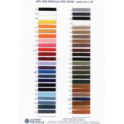 Sewing thread for topstitching jeans, item 2952