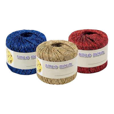 Smile metal knitting thread gr 25 item 0328 10 balls