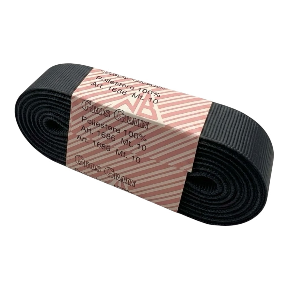 Gros grain n 7 h cm 3 100% polyester article 1686/7 10 meters
