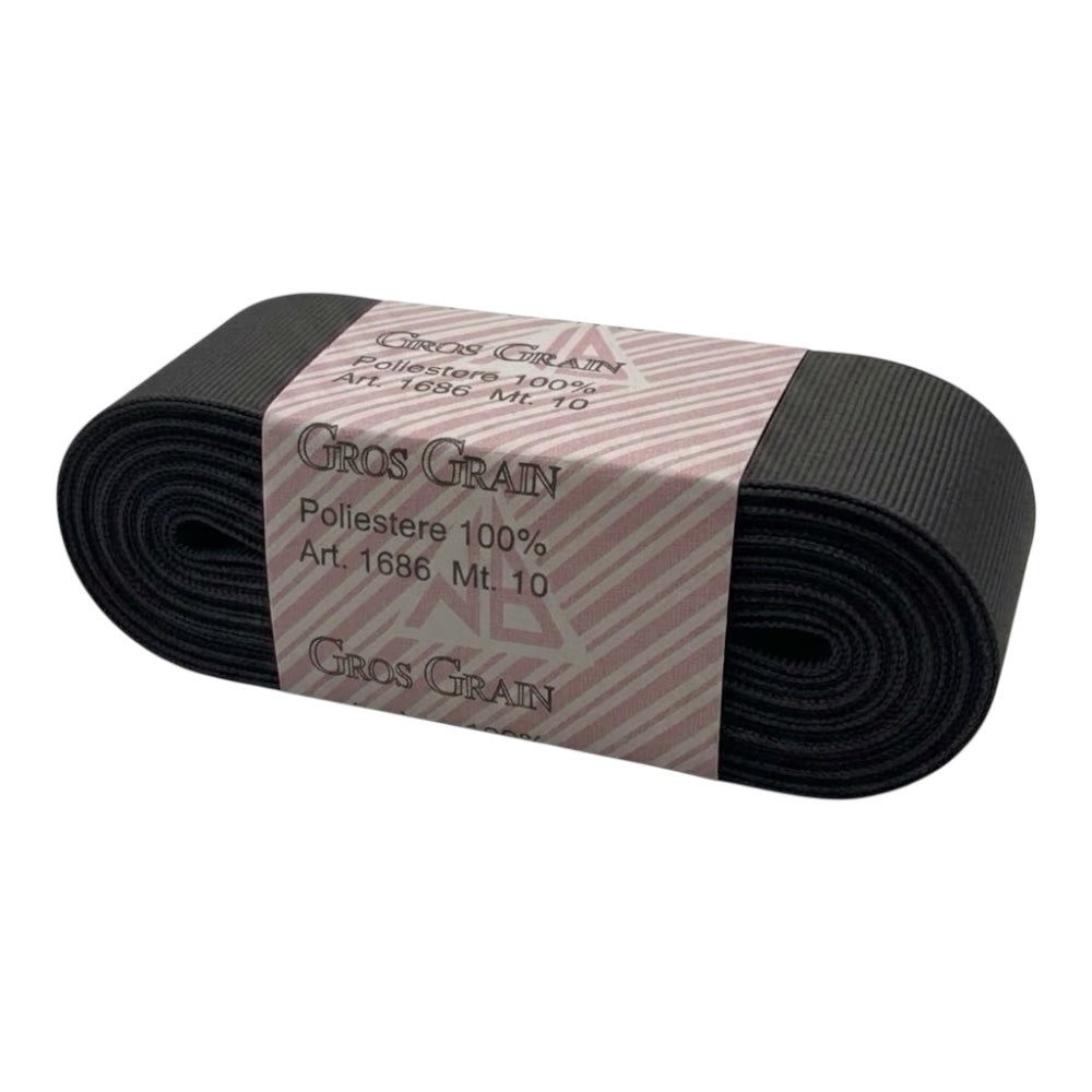 Gros grain n 9 h cm 4 100% polyester article 1686/9 10 meters