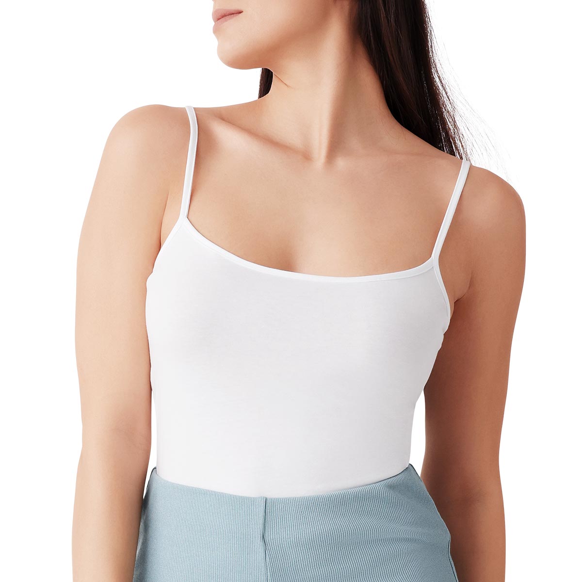 Canotta donna spalla stretta cotone In e Out Cotonella articolo GD006