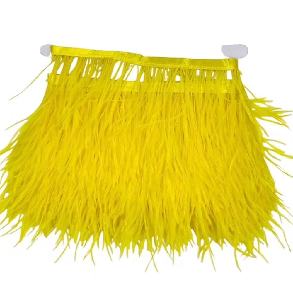 Ostrich fringe H cm 10 item Fm35140