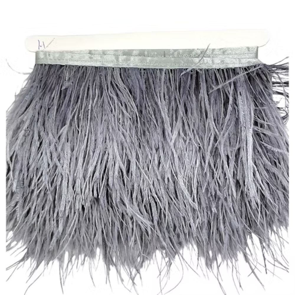 Ostrich fringe H cm 10 item Fm35140