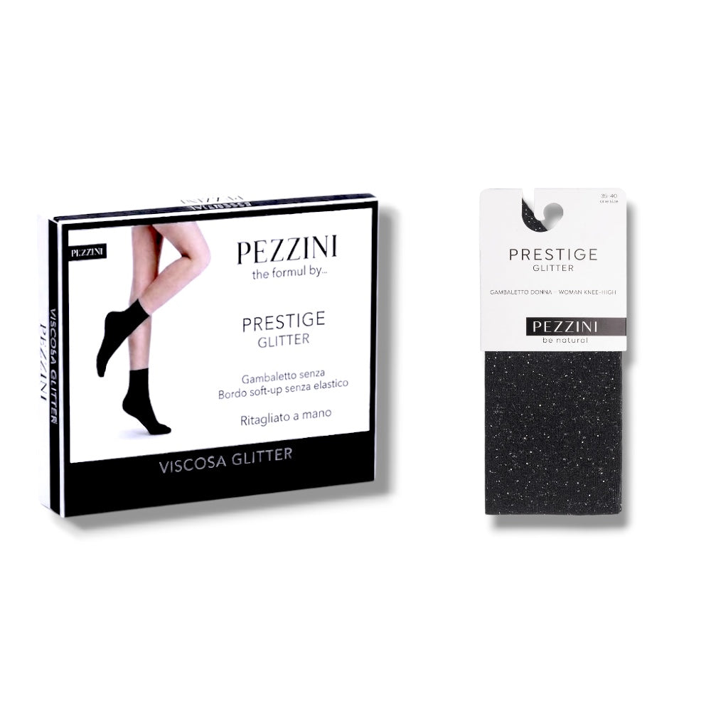 Women's warm lurex knee-highs item Dgb-Prestige 12 pairs