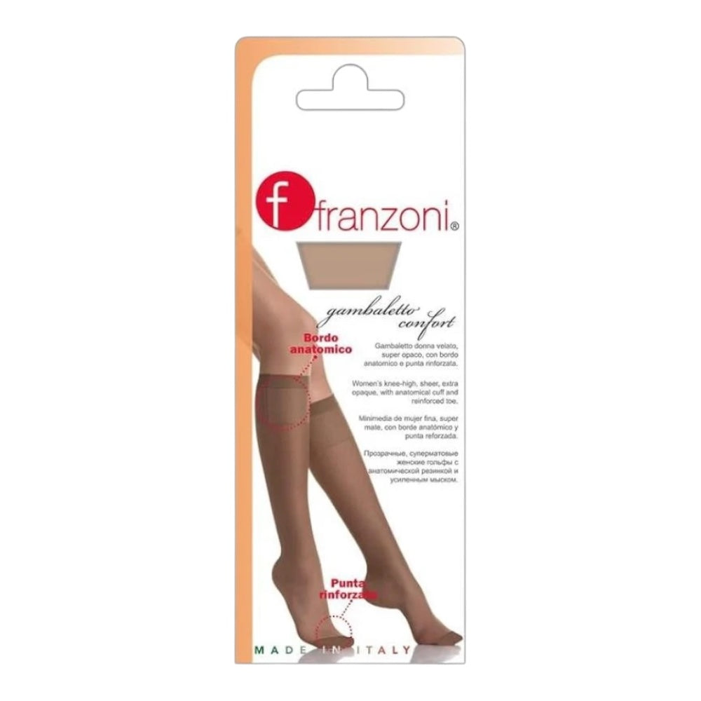 Franzoni 20 den opaque comfort sheer knee highs, 6 pairs