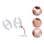 Plastic coated American hook item 16661 3 pieces