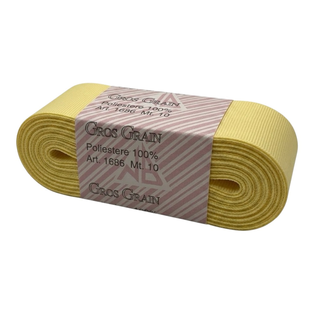 Gros grain n 9 h cm 4 100% polyester article 1686/9 10 meters