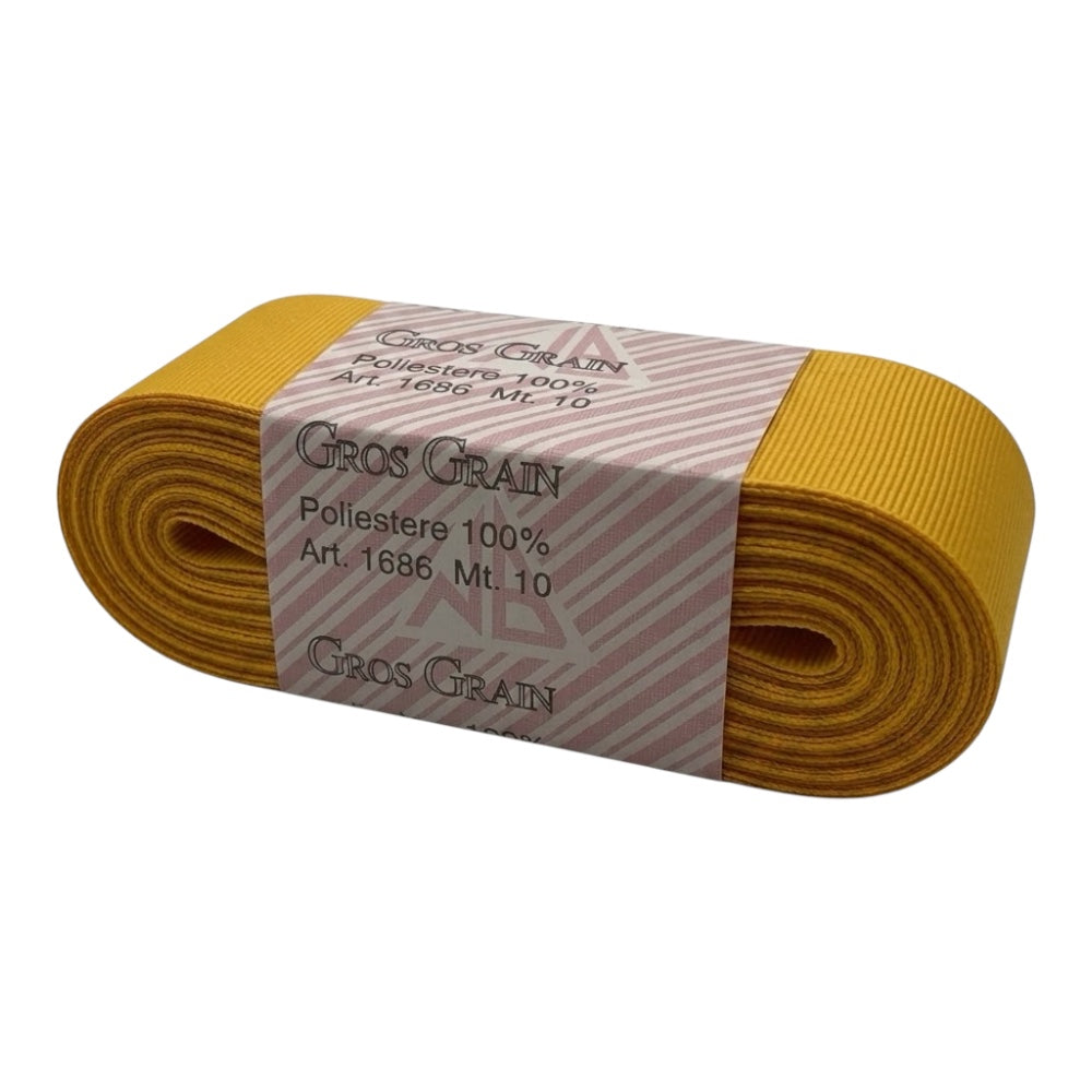 Gros grain n 9 h cm 4 100% polyester article 1686/9 10 meters