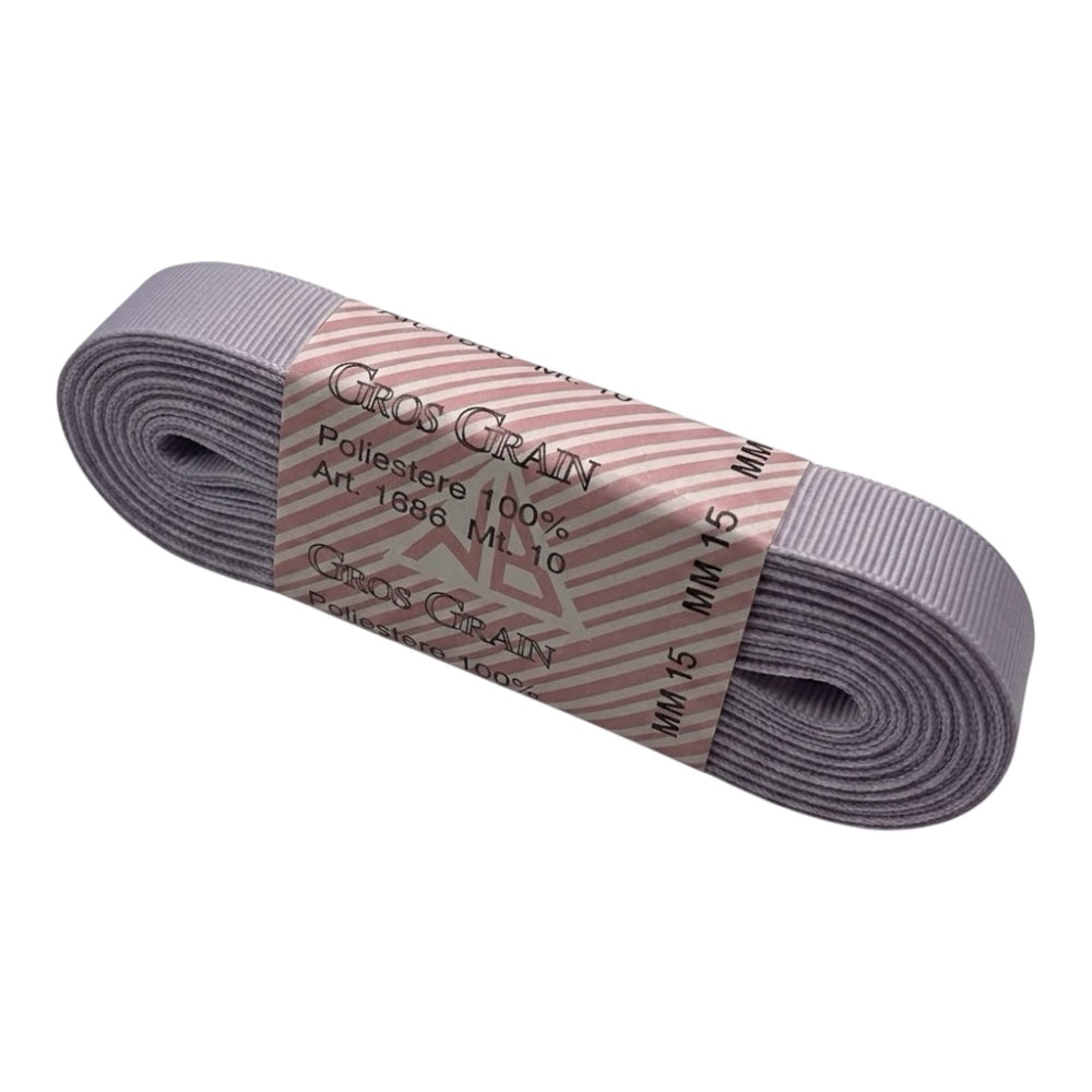 Gros grain n 3 h cm 1.5 100% polyester article 1686/3 10 meters