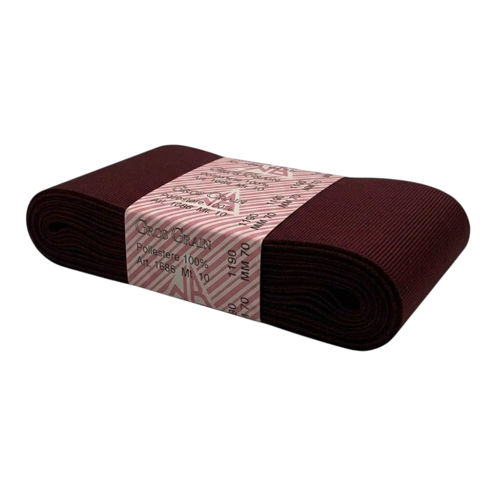 Gros grain n 20 H cm 7 poliestere 100% articolo 1686/20 metri 10