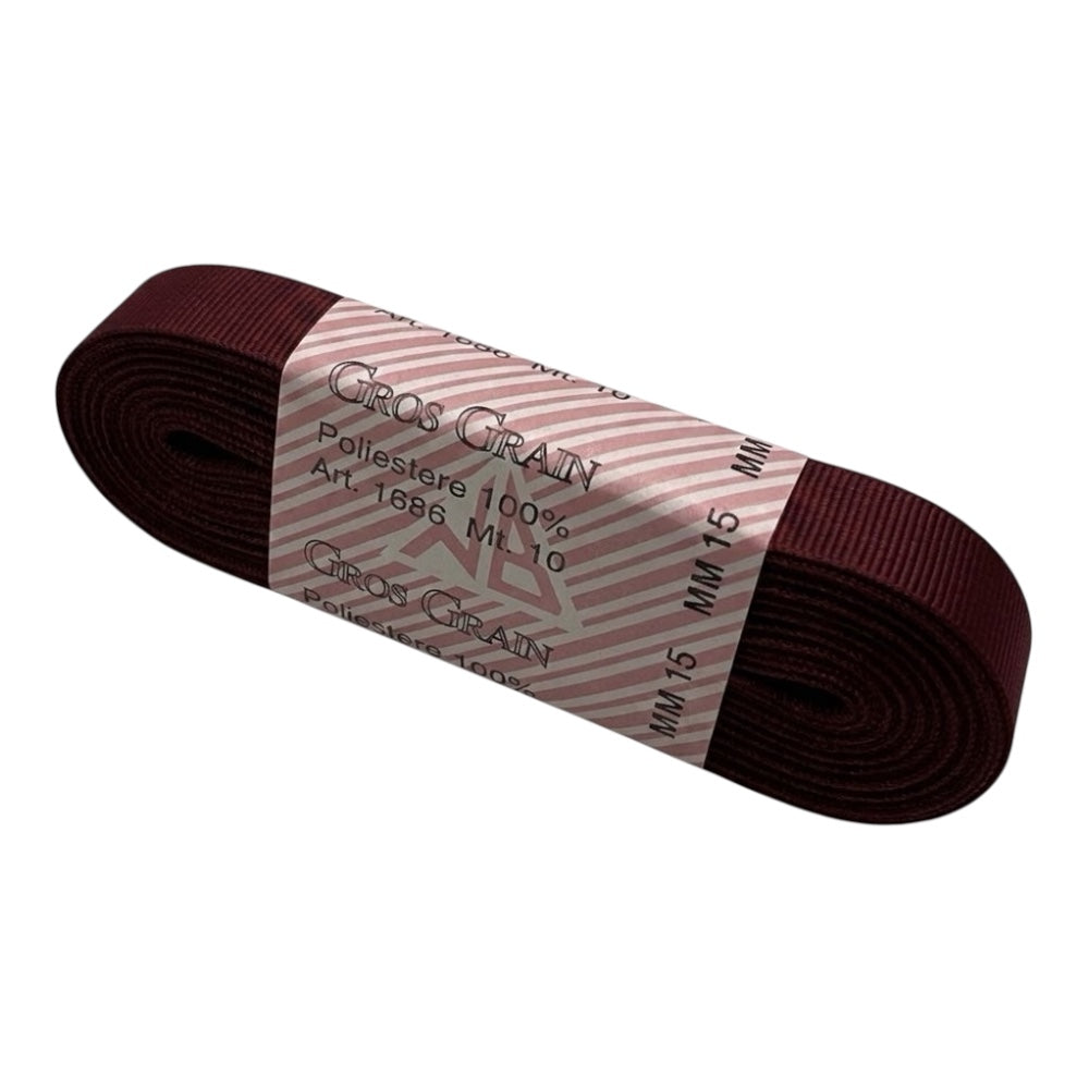 Gros grain n 3 h cm 1.5 100% polyester article 1686/3 10 meters