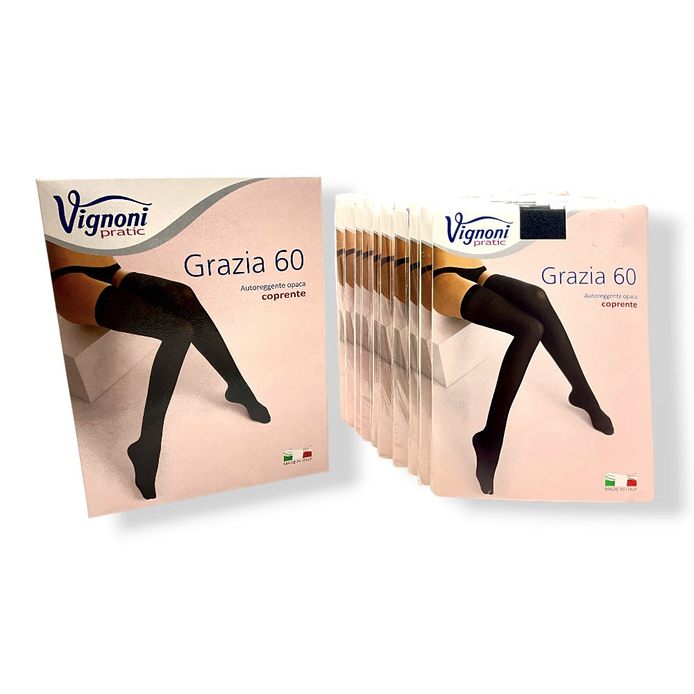 Grazia hold-ups filanca 60 den Vignoni box of 10 pairs