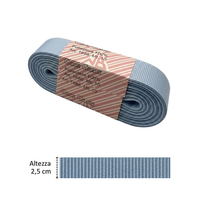 Gros grain n 5 h cm 2.5 100% polyester article 1686/5 10 meters