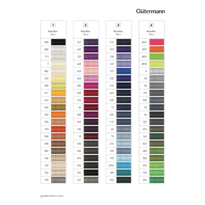 Gutermann 150m spool, item Maraflex 777000