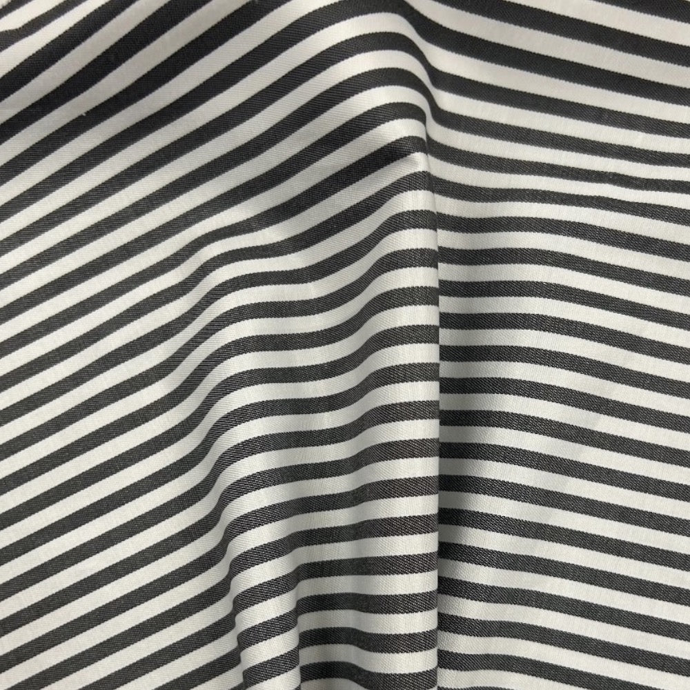 Polycotton striped fabric (3mm) 150cm width item 16027
