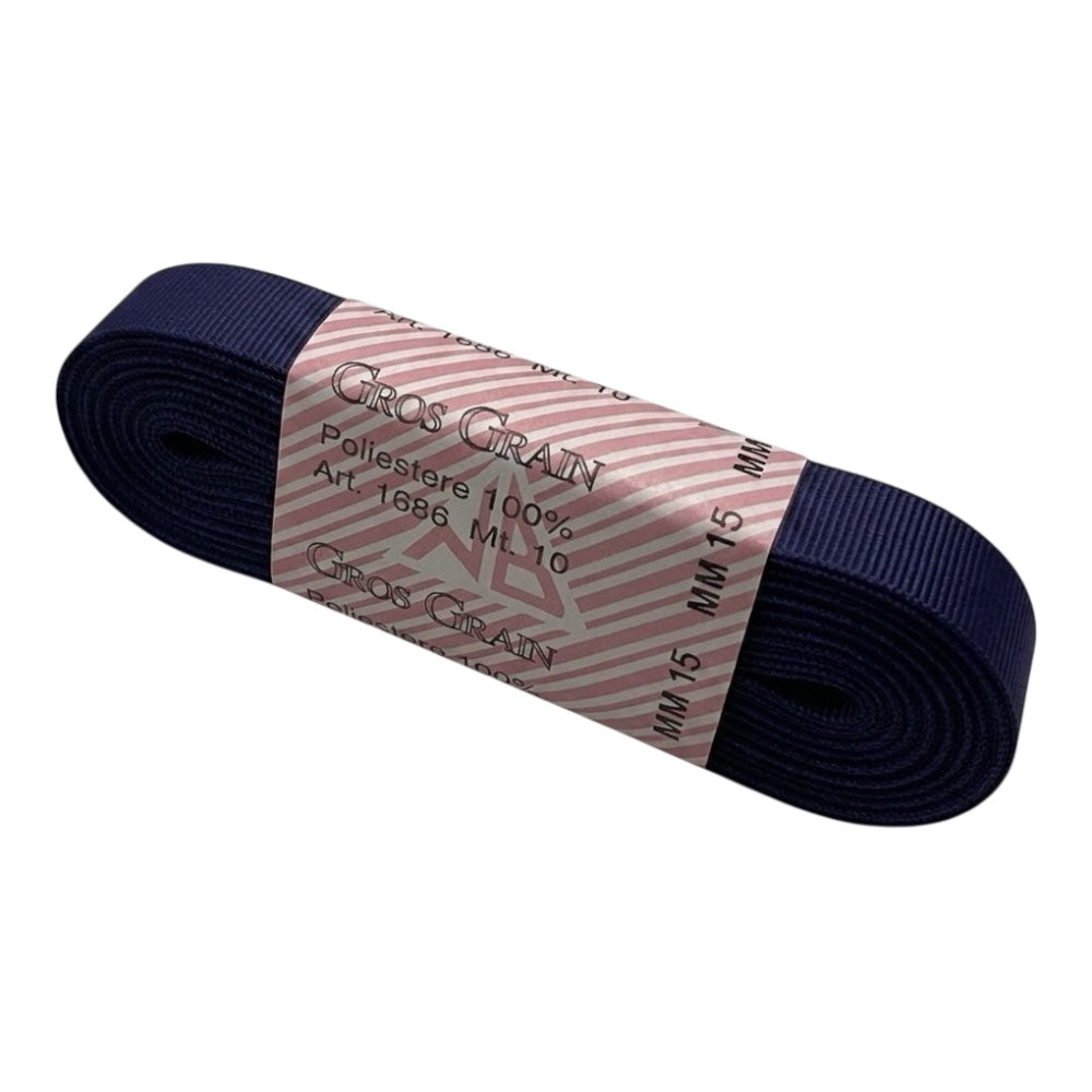 Gros grain n 3 h cm 1.5 100% polyester article 1686/3 10 meters