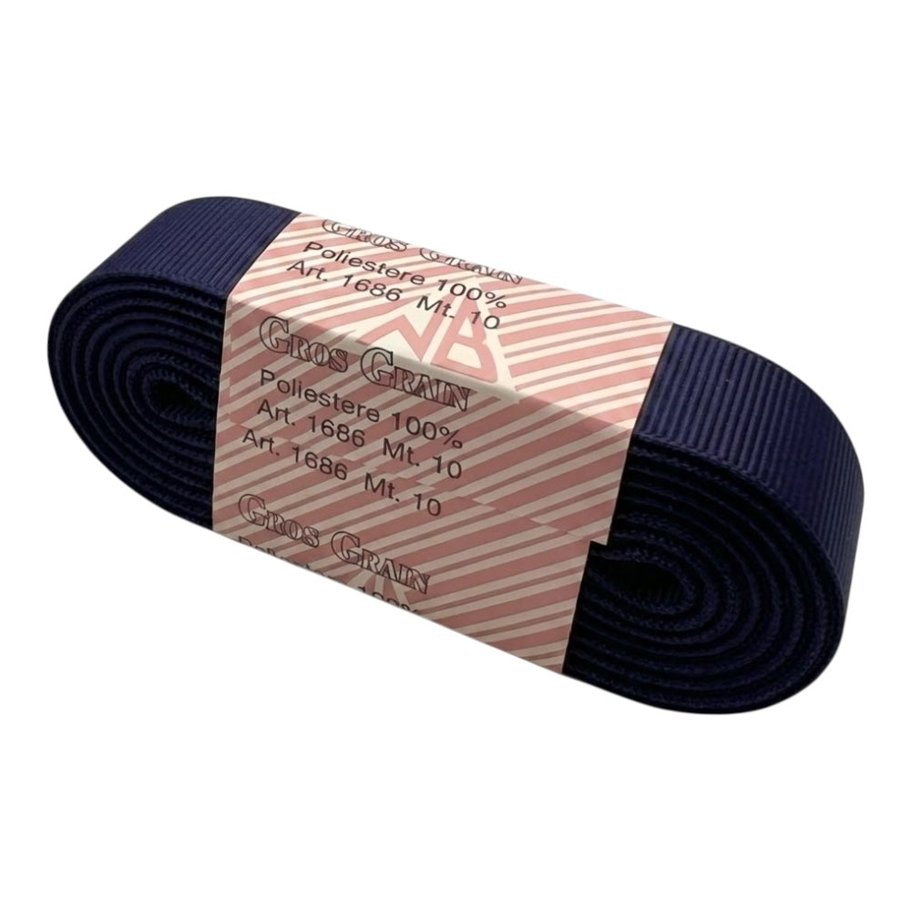 Gros grain n 7 h cm 3 100% polyester article 1686/7 10 meters